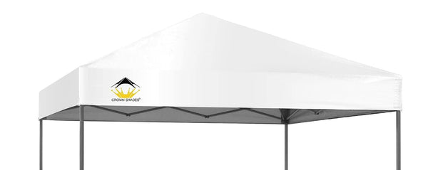 CROWN SHADES 8ft x8ft Replacement Canopy Top Cover (White, Part Number: CST108WHCL)