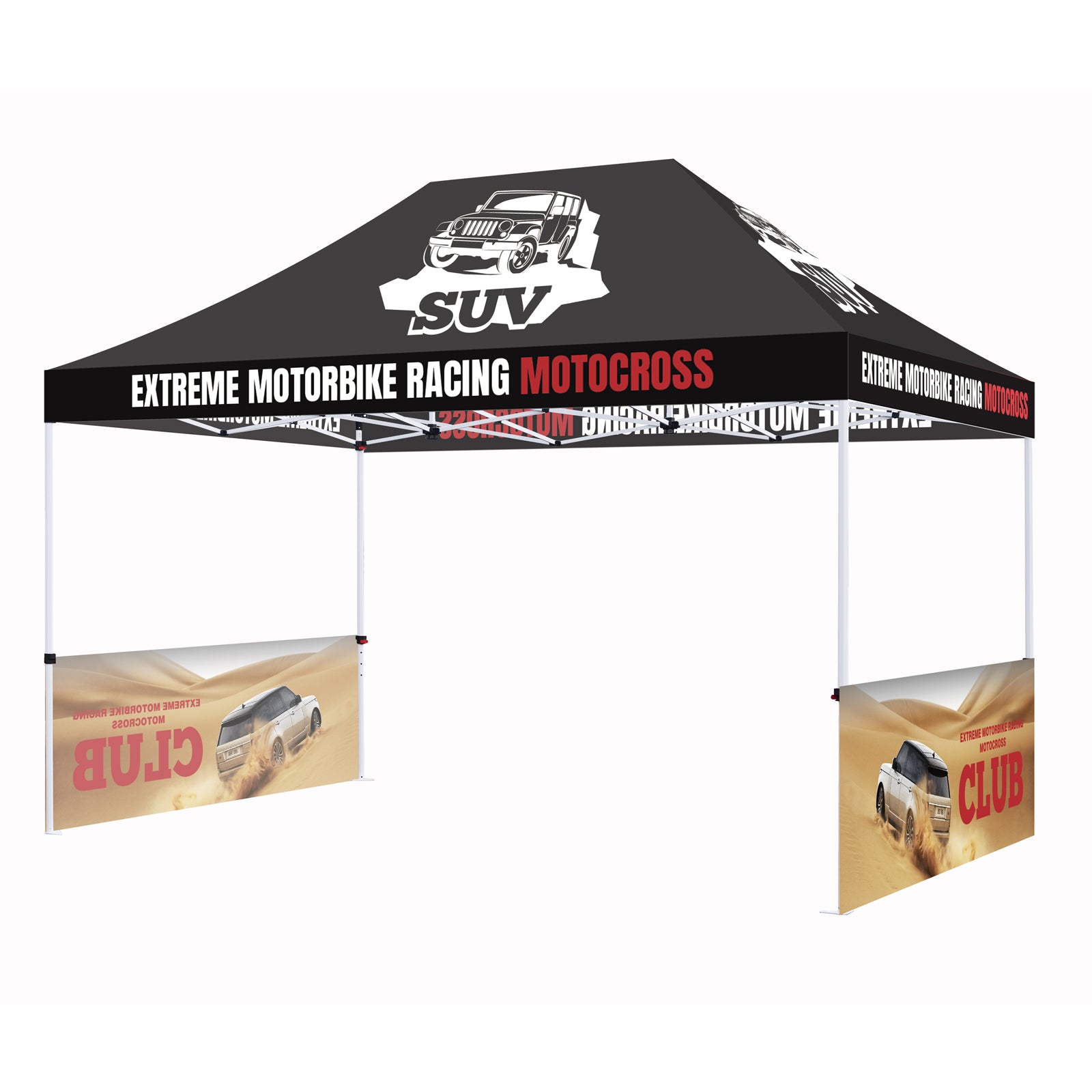 Solarex Custom Printed canopy Tent All Steel Frame