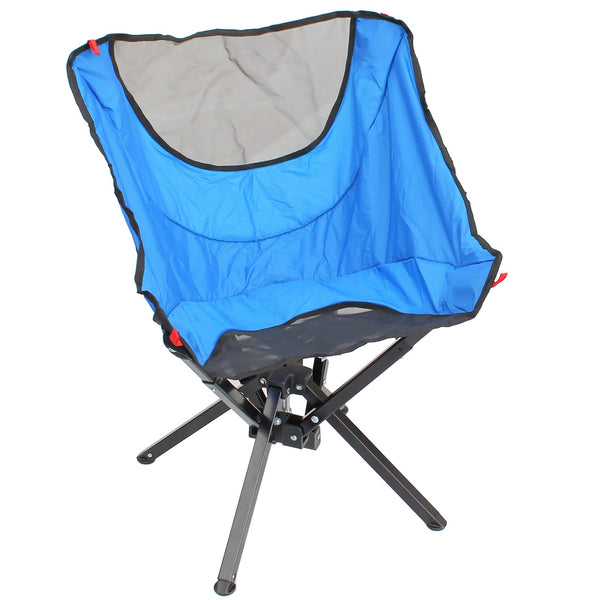 CROWN SHADES Camping Chair - Most Funded Portable Chair in Crowdfunding History. | Bottle Sized Compact Outdoor Chair | Sets up in 5 Seconds | Supports 250lbs, Red