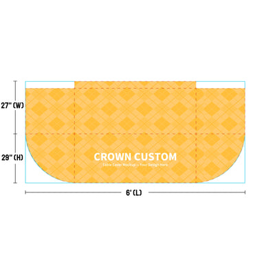 Custom Printed Table Throw