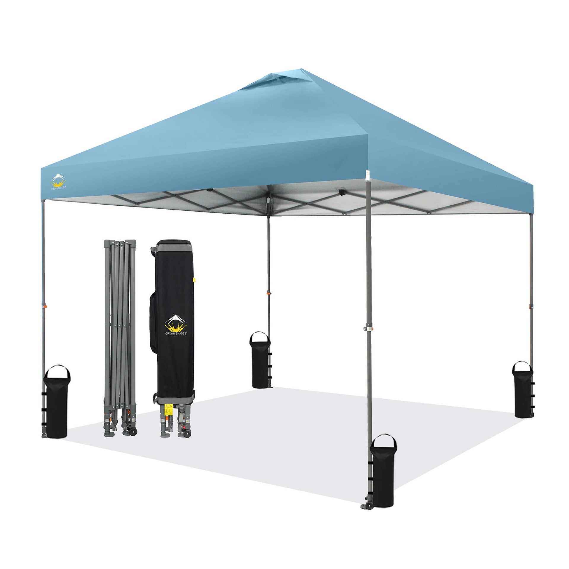 zelt roller CROWN SHADES 10x10 Höhenverstellbares Pop-Up-Vordach für Strand und  Veranstaltungen – Crown Shades