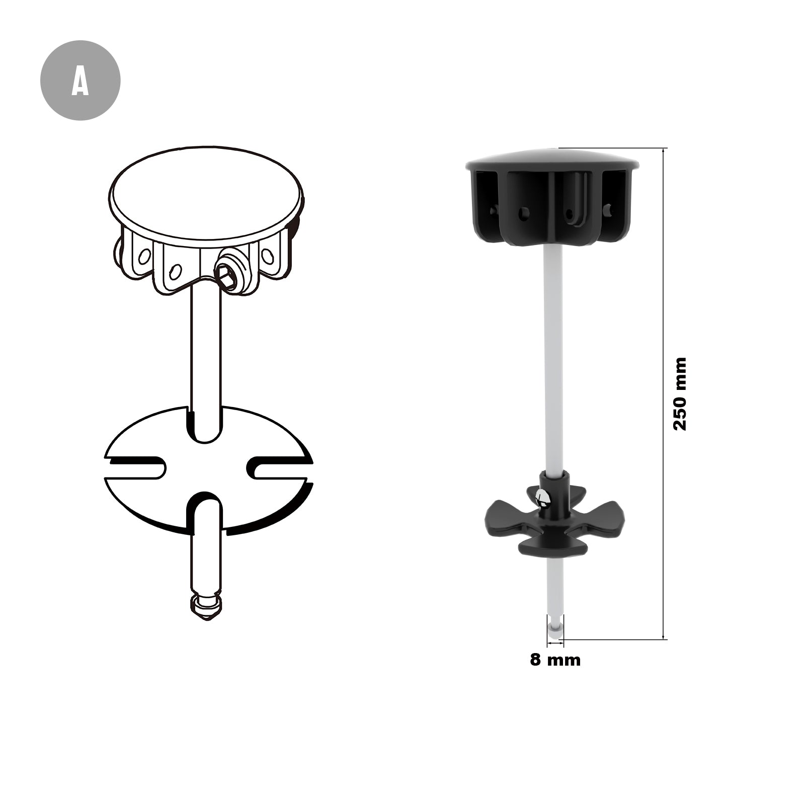 CROWN SHADES GA169 Gazebo Replacement Part