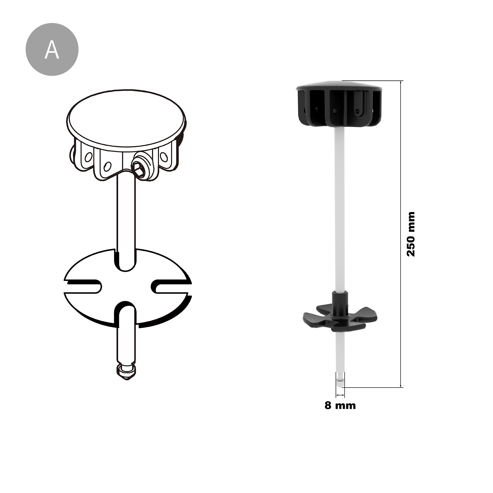 CROWN SHADES RM100H Canopy Tent's Replacement Part