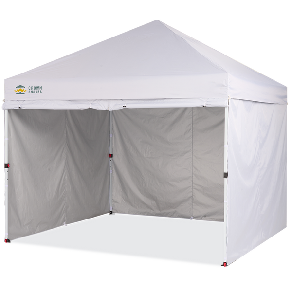 10x10 Commercial Centerlok Canopy & 4 Sidewalls - Accessory Hub, 150D - C100W