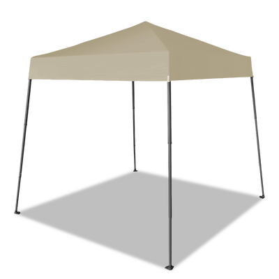 Tente de plage pop-up avec auvent à jambes inclinées 6,5x6,5