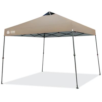 9x9 Schrägbein-Pavillon – Unendliche Beinverstellung & Kugelgelenkfüße