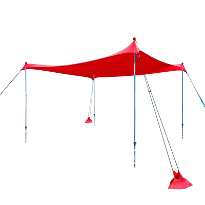 Refugio Solar de Playa 10x10 - Pala de Arena, Postes Telescópicos, Estacas para el Suelo - BT100, BT49