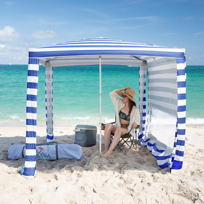 einfaches zelt kaufen CROWN SHADES Strand-Cabana, einfach aufzubauendes Pop-Up-Zelt – Crown Shades
