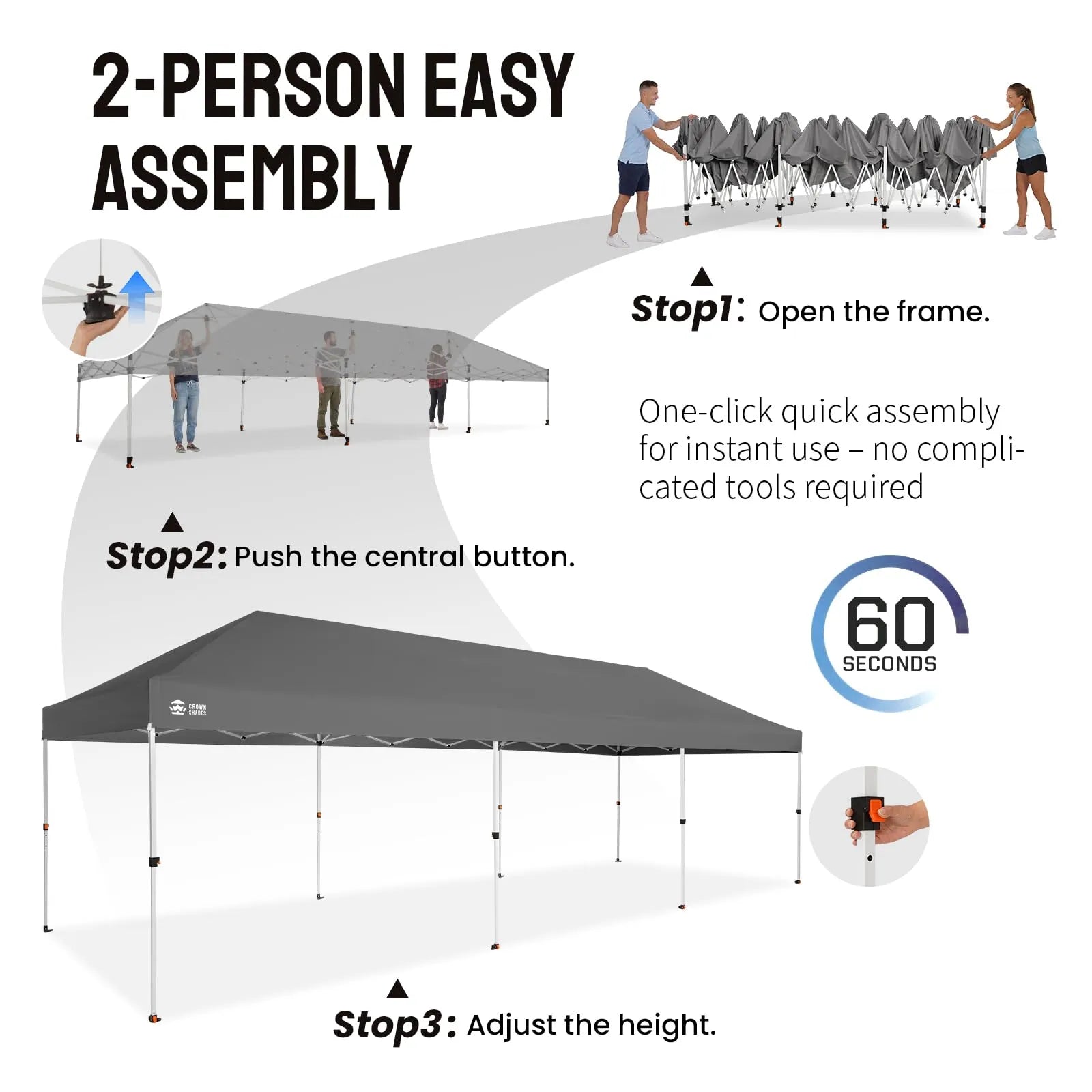 Swift-Lock Carpa Instantánea 10'x30'