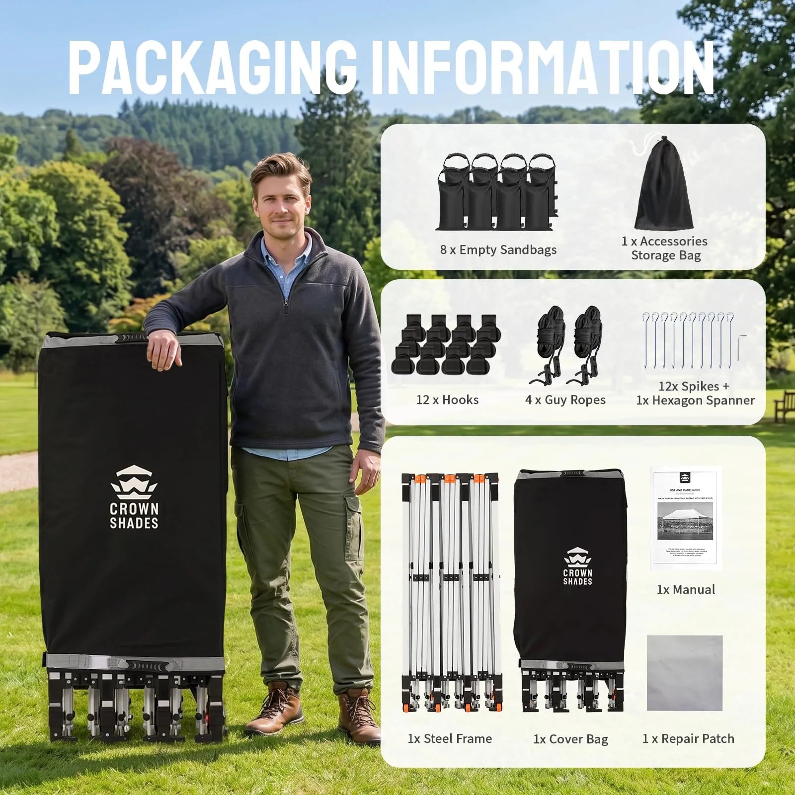 Swift-Lock Carpa Instantánea 10'x30'