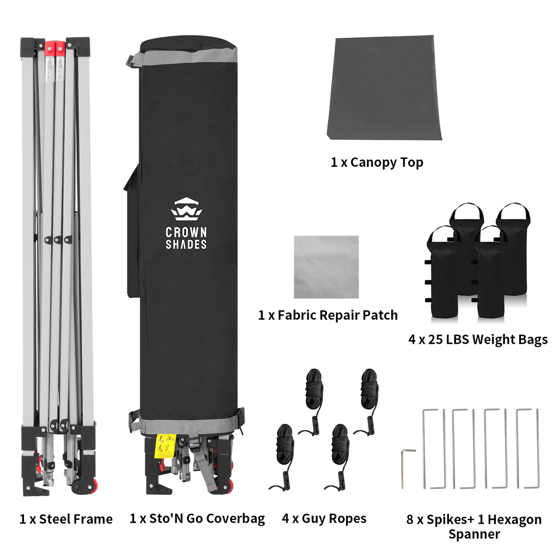 10x10 Pop Up Canopy - One Push Setup