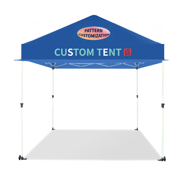 CROWN SHADES Custom Commercial Pop Up Canopy Tent with LOGO 10x10