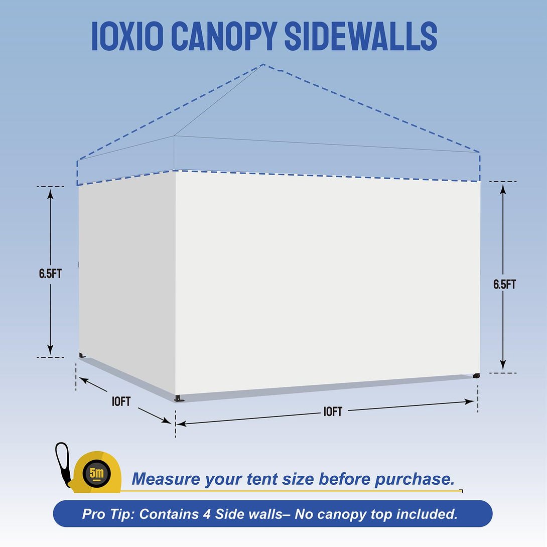 10x10 Canopy Sidewalls (4pck)