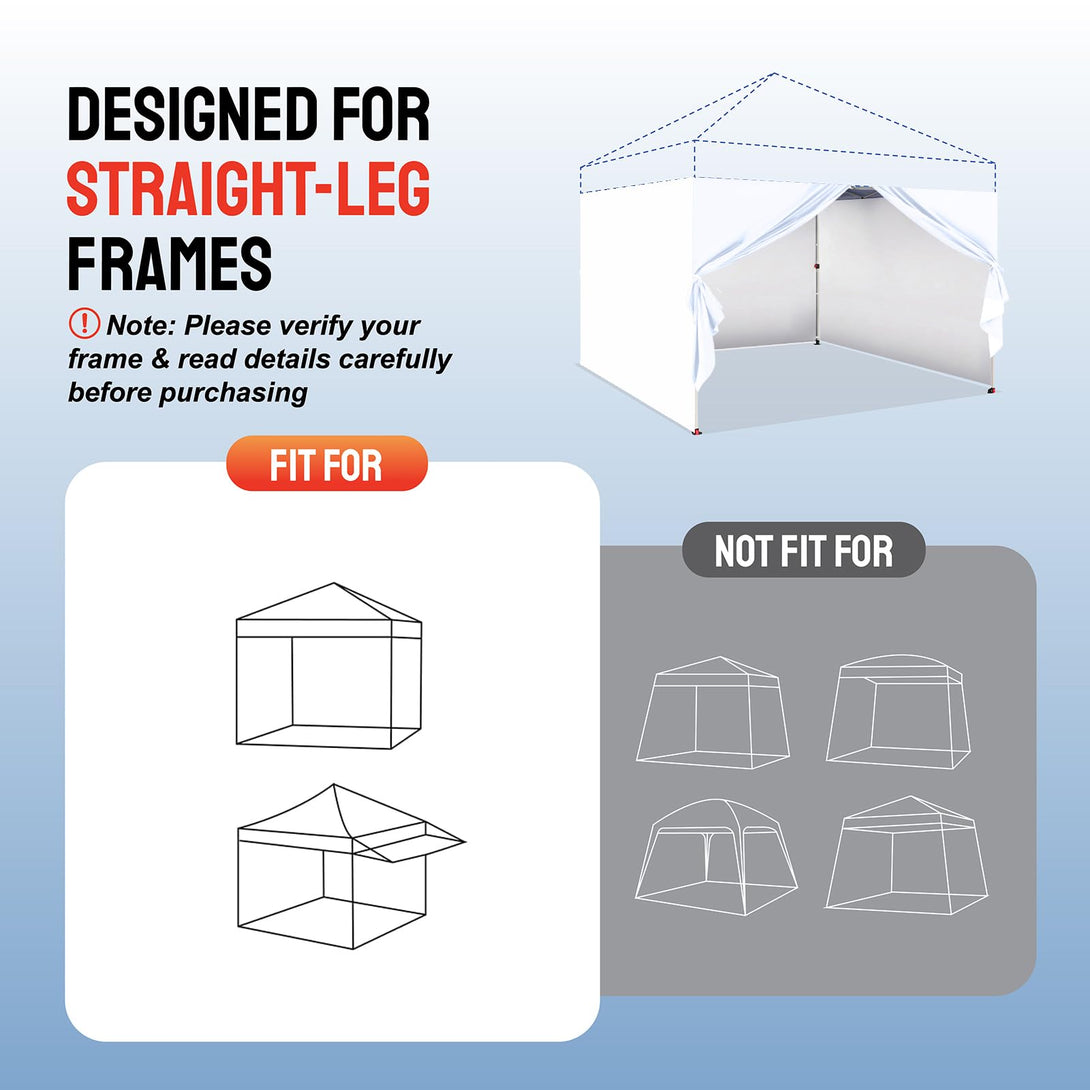 10x10 Canopy Sidewalls (4pck)