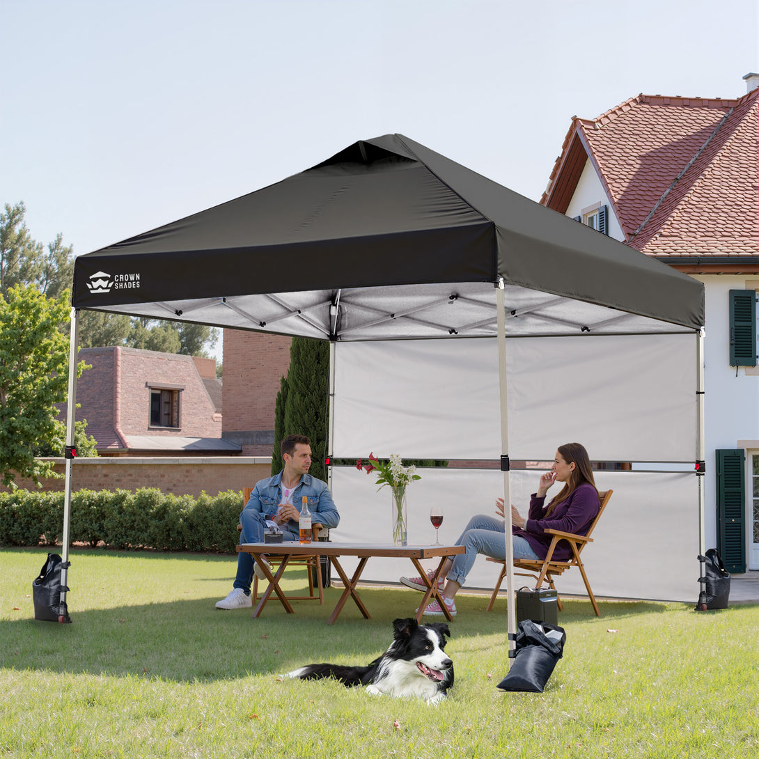 10x10 Pop Up Canopy & 2 Half Sidewalls