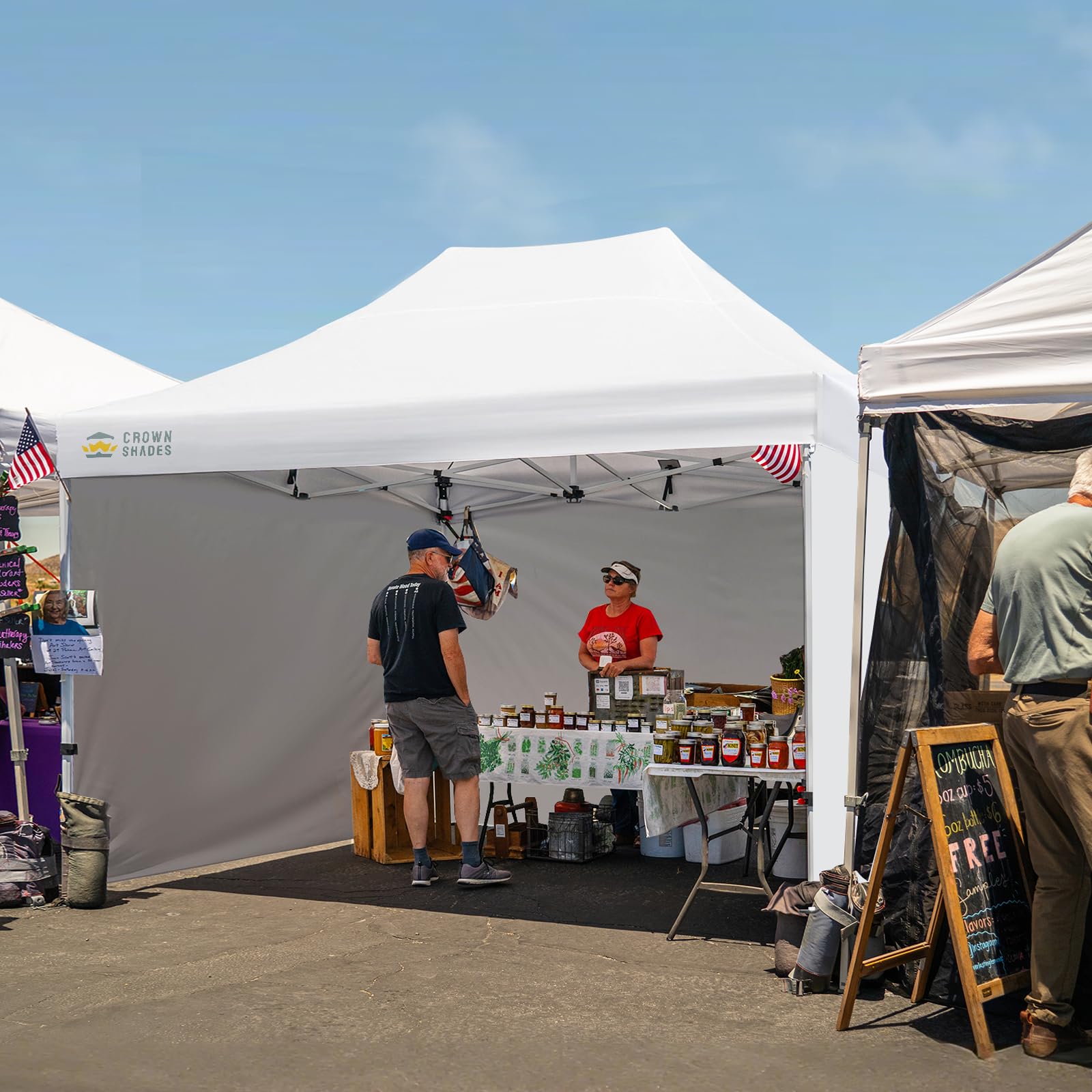 Lonas laterales para toldo 10x15 (paquete de 4)