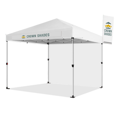 commercial tents 10x10 Commercial Pop Up Canopy Tent - Instant Setup with Accessory Kit – Crown Shades