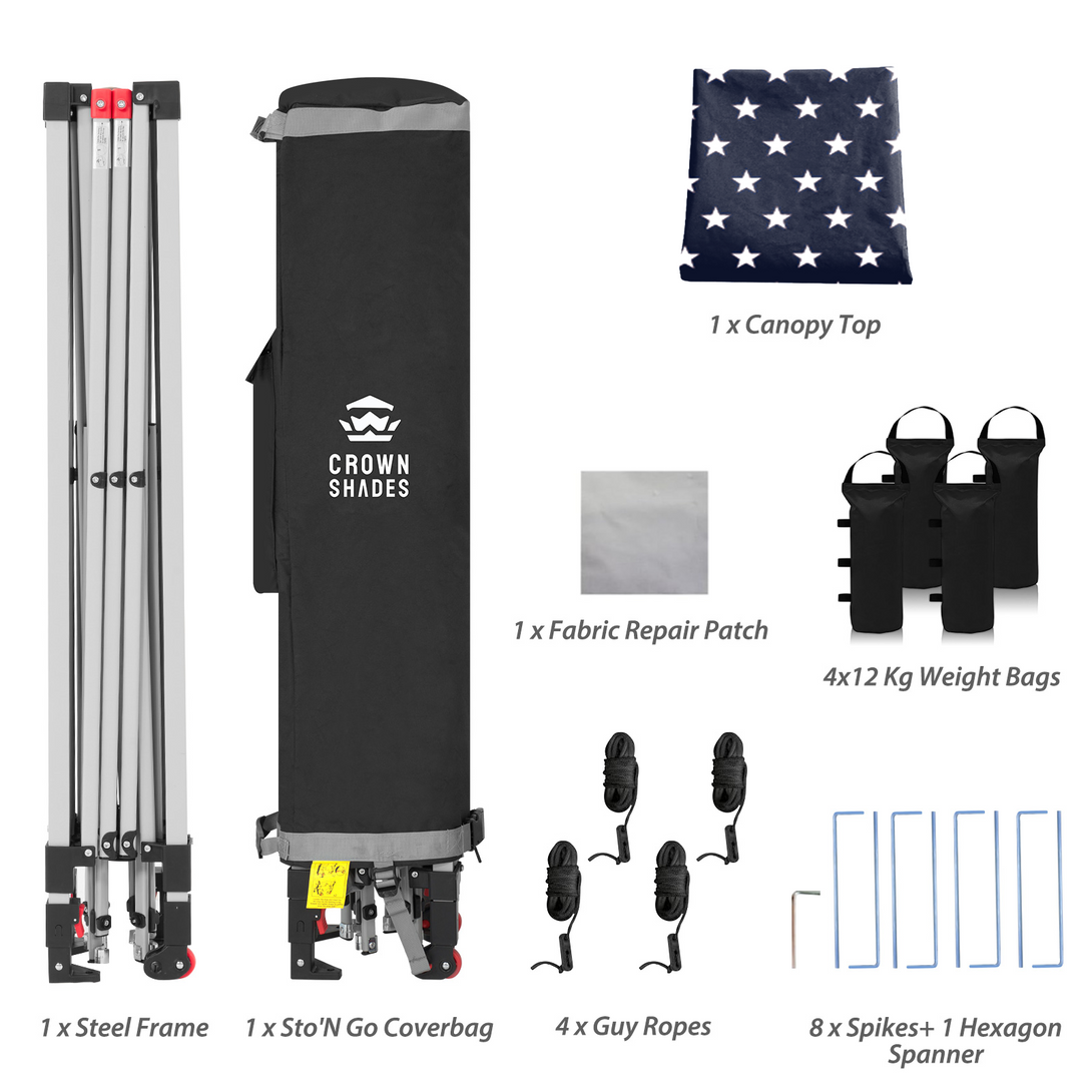 10x10 Pop Up Canopy - One Push Setup