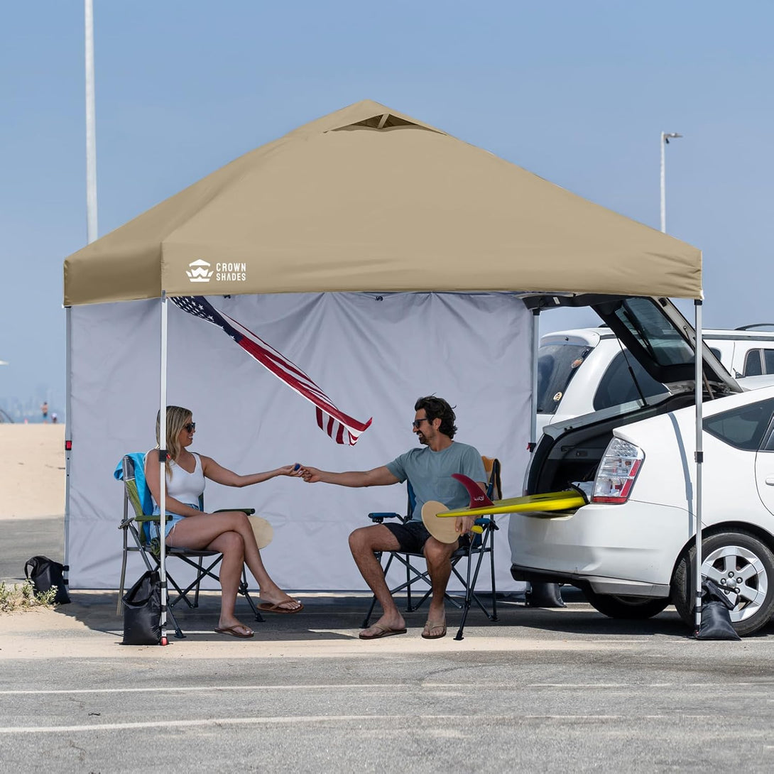 10x10 SunWall Silver Coated for Pop up Canopy