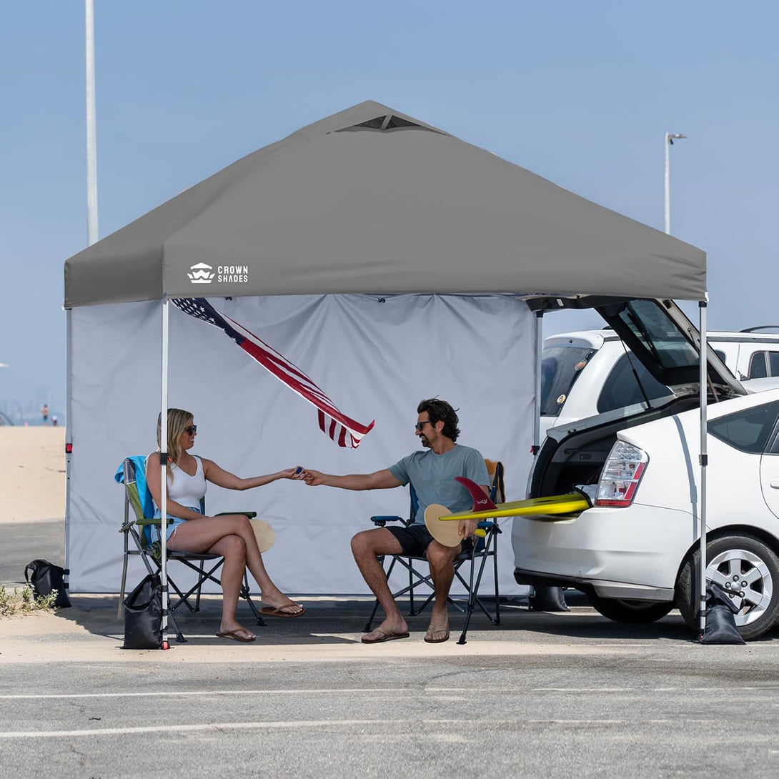 10x10 SunWall Silver Coated for Pop up Canopy
