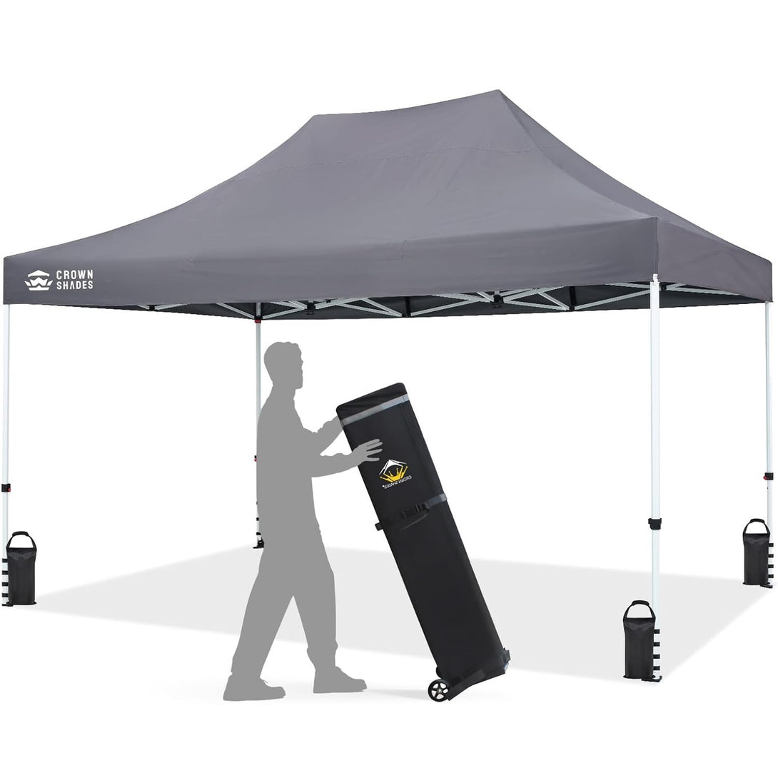 Tente commerciale pliante 10x15 avec armature renforcée, tente robuste
