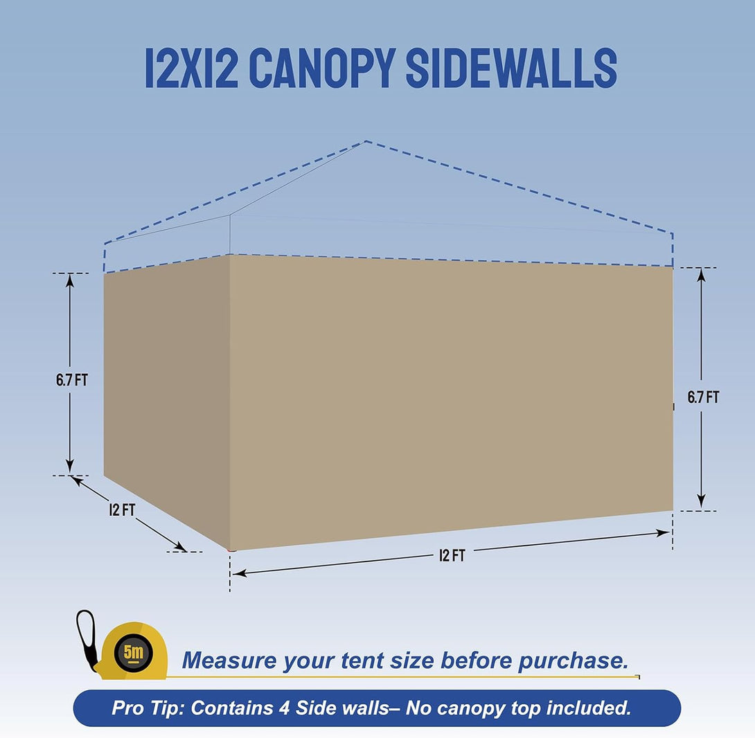 12x12 Canopy Sidewalls (4pck)