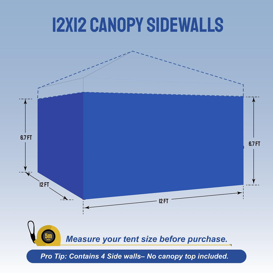 12x12 Canopy Sidewalls (4pck)