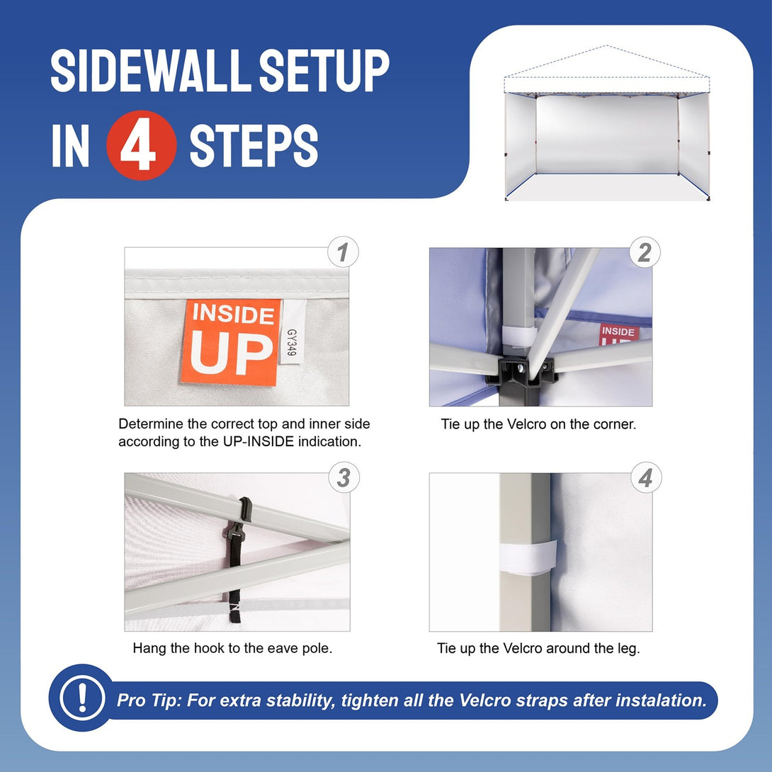 12x12 Canopy Sidewalls (4pck)