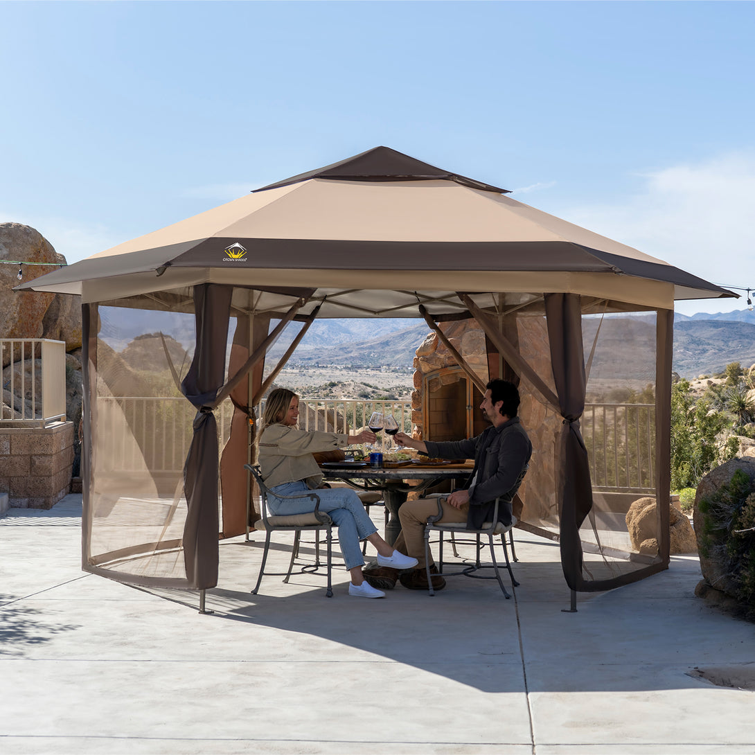 12x12 Pop Up Gazebo with Mosquito Nettings