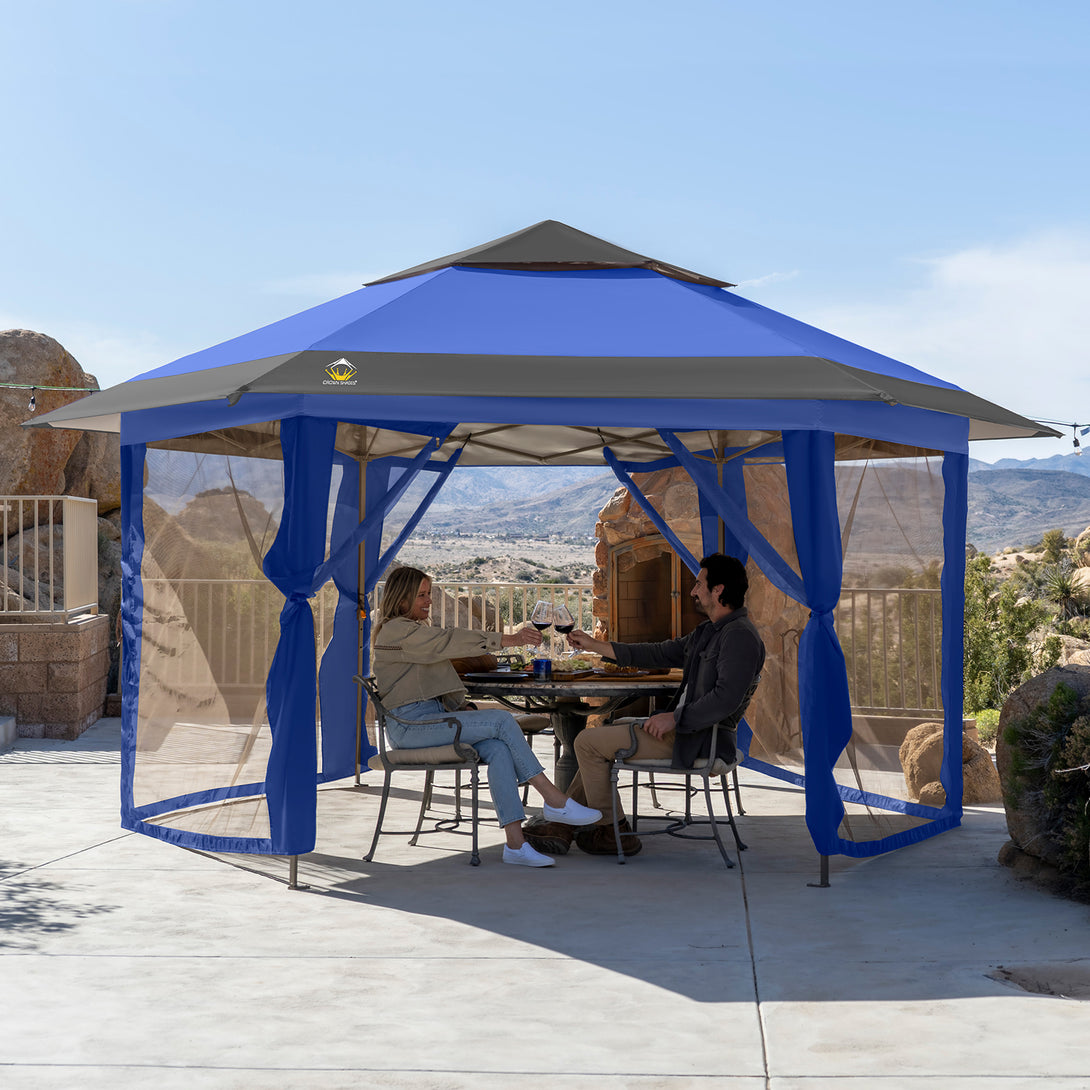 12x12 Pop Up Gazebo with Mosquito Nettings