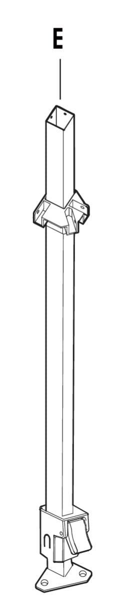 Piezas de repuesto 8x8 para toldo modelo RS64F