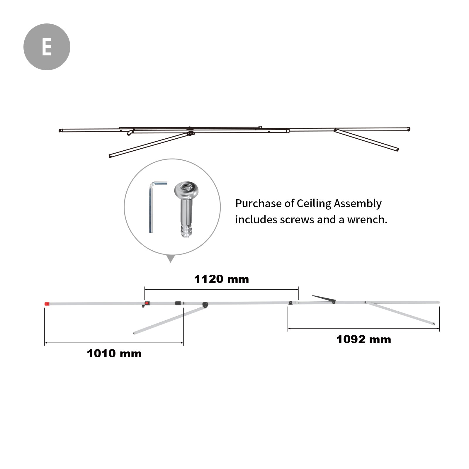 CROWN SHADES GA169 Gazebo Replacement Part