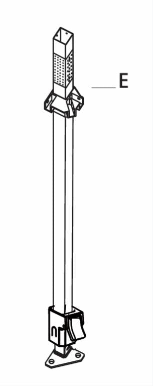 10' x 10' STRAIGHT INSTANT  ONE PUSH CANOPY-LOUISIANA C100G