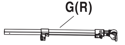 Tela superior de repuesto 10x10 para toldo modelo RM100E-B/G