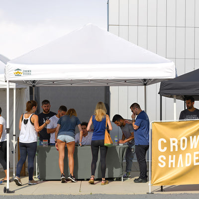 premium zelt 10x10 Premium Baldachin-Zelt - Extra starker 400D-Stoff (begrenzter Vorrat) | Crown Shades – Crown Shades