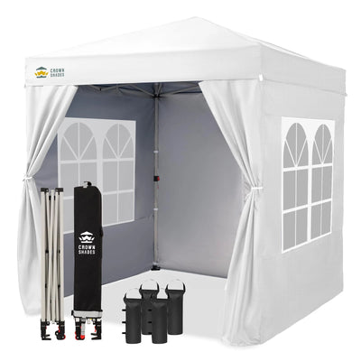 Heavy-Duty Pop-Up Canopy Shelter – 2m x 2m with Side Panels