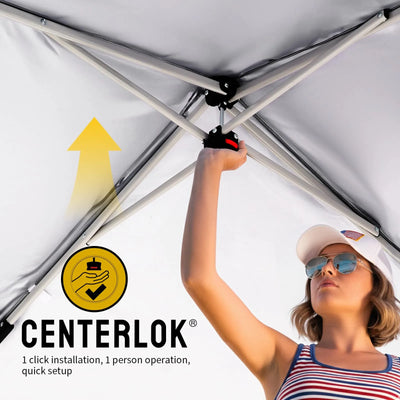 Heavy-Duty Pop-Up Canopy Shelter – 2m x 2m with Side Panels