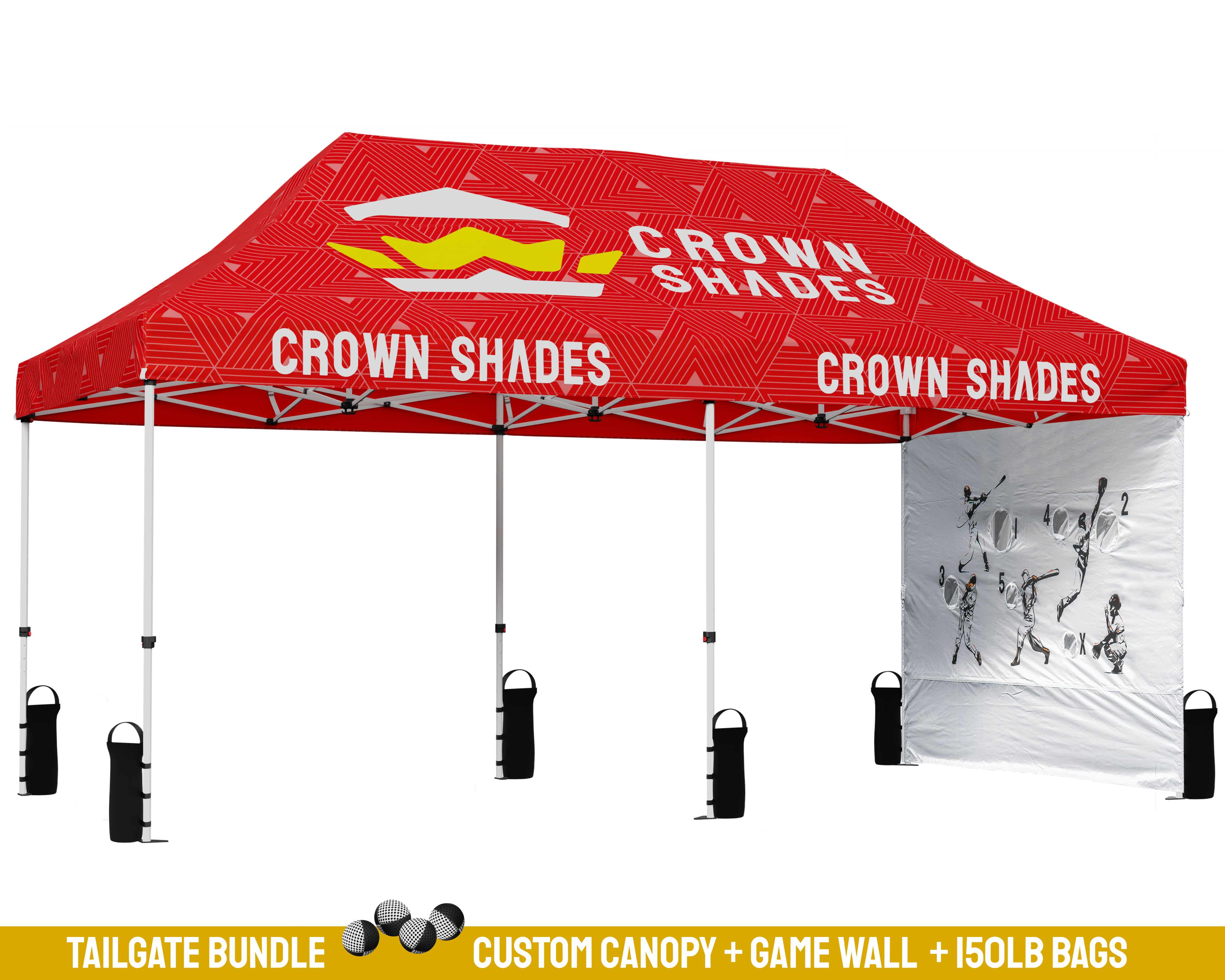 Paquete personalizado Elite Top para tailgating 20'x10' M200ALU