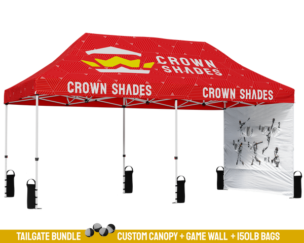 20'x10' Custom Top Elite Tailgating Bundle M200ALU