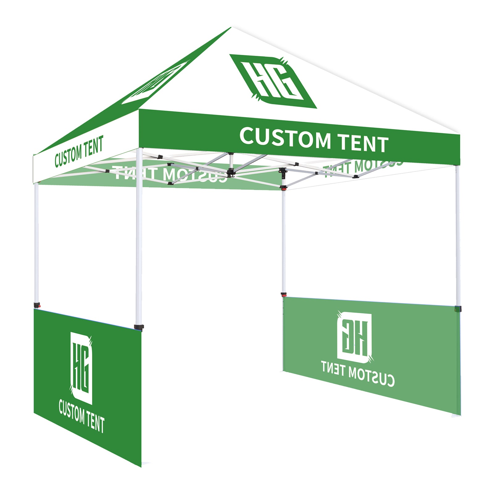 CROWN SHADES [M150SAL-CU] Carpa personalizada 15x10 – Juego completo con estructura y toldo