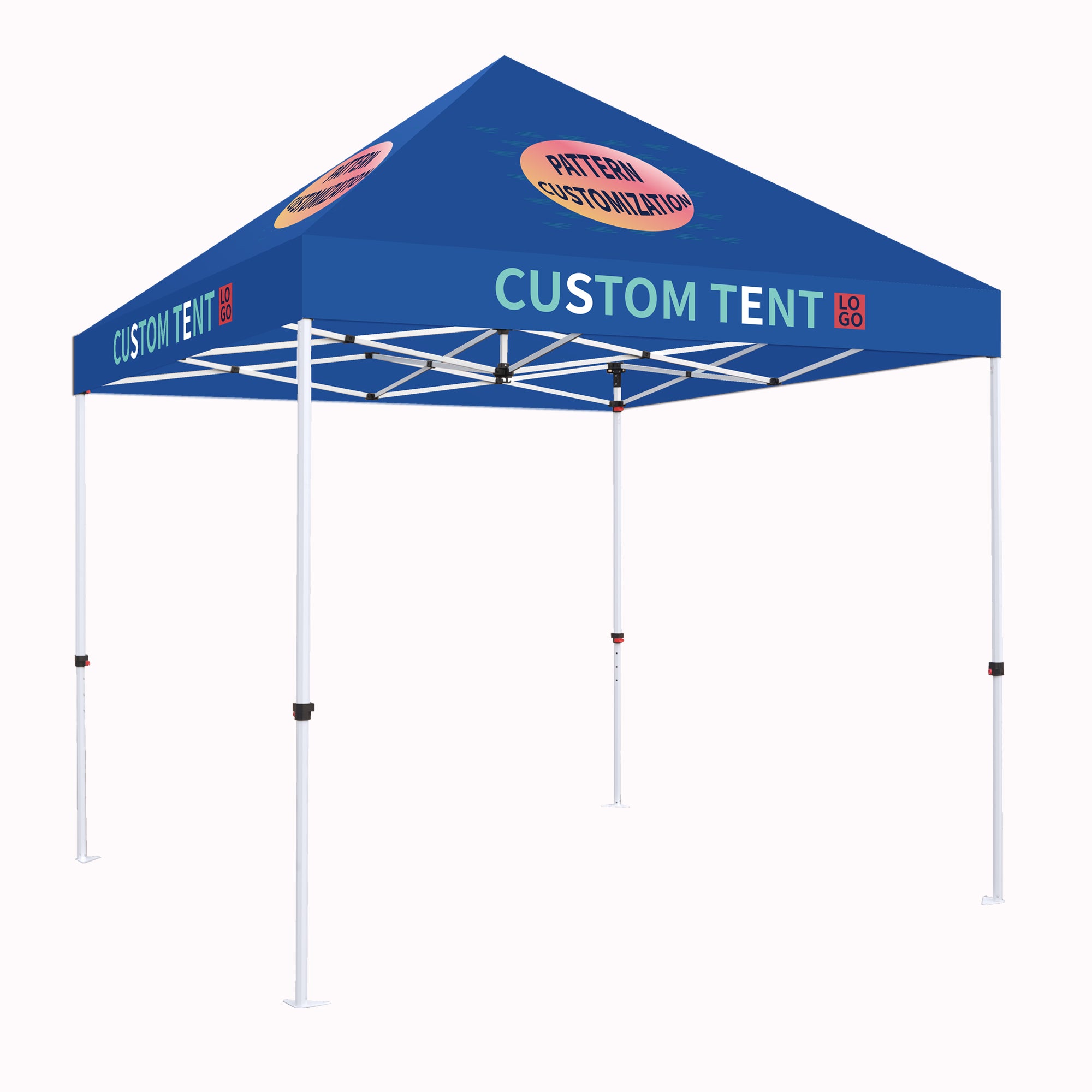 CROWN SHADES [M150-CU] Carpa personalizada 15x10 – Juego completo con estructura y toldo