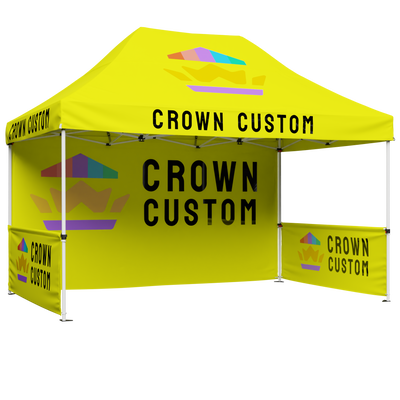 OMBRELLO CROWN [M150-CU] Tenda Personalizzata 15x10 – Set Completo con Telaio e Telo