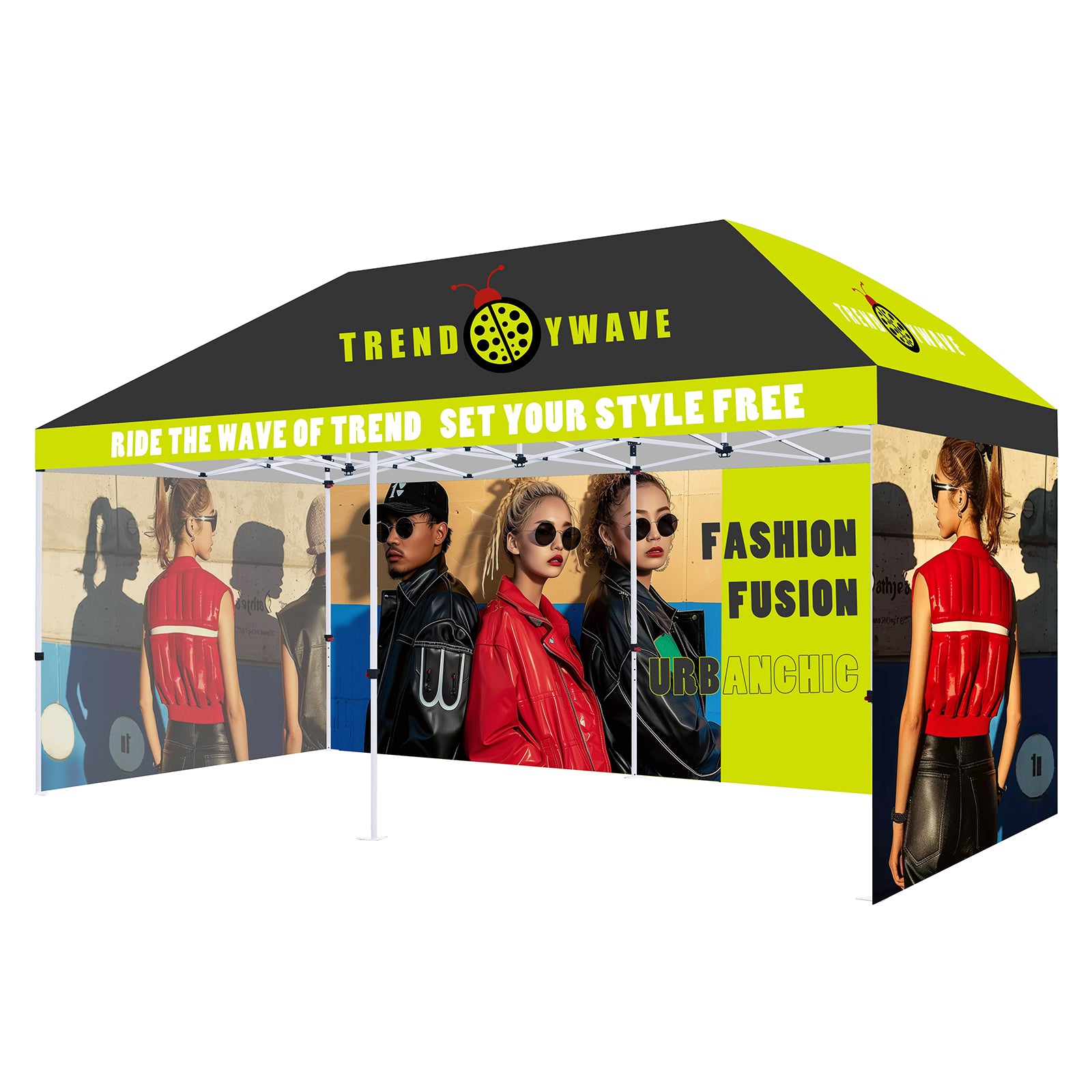 Solarex Custom Printed canopy Tent All Steel Frame
