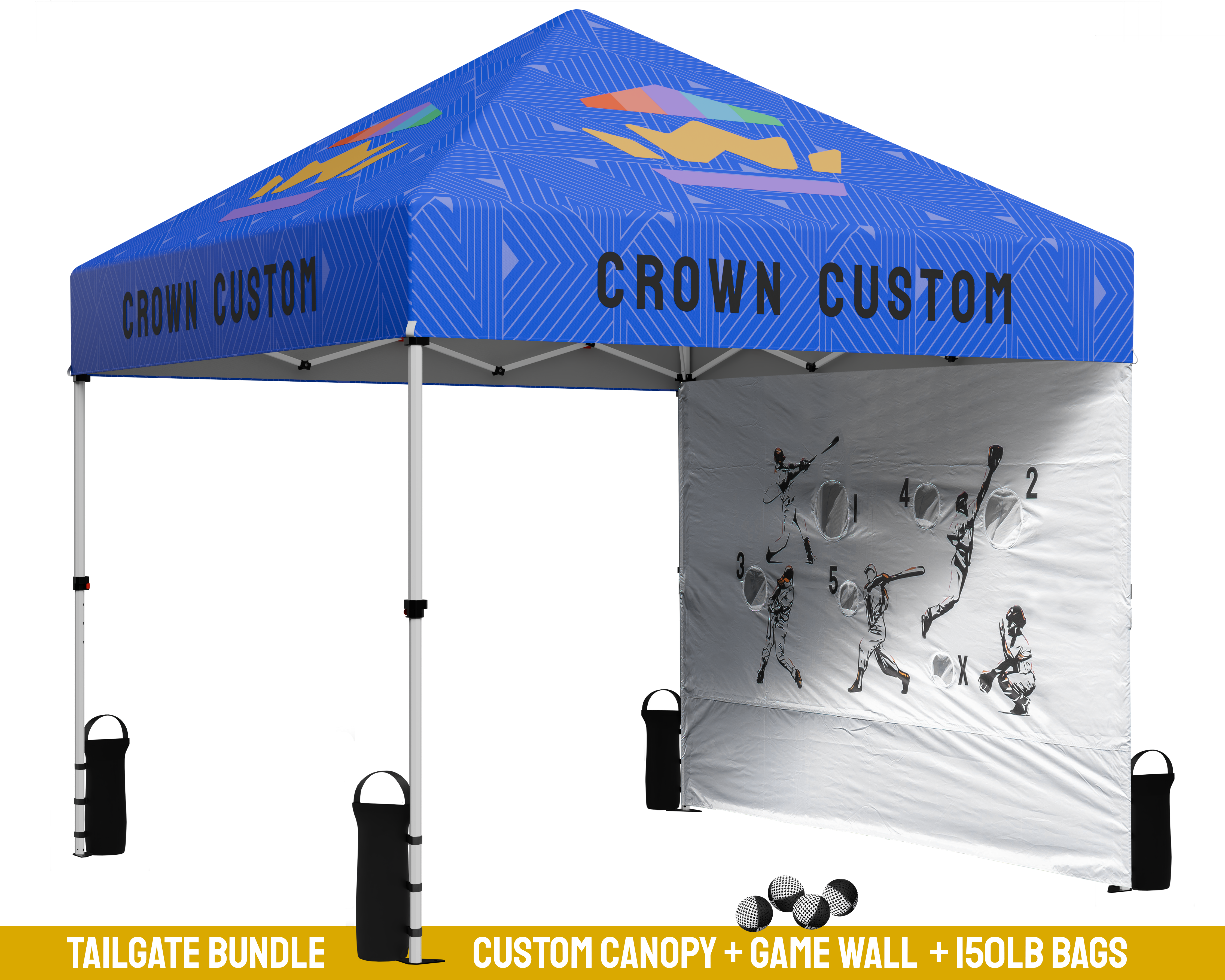 Paquete personalizado Pro Top para tailgating 10'x10' MP100ALU