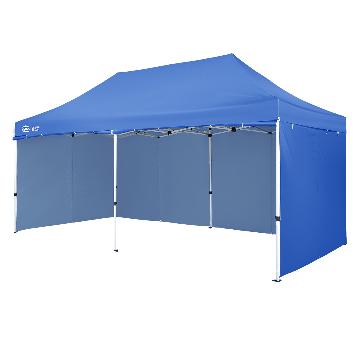 Carpa comercial emergente resistente 10x20 con 4 paredes laterales