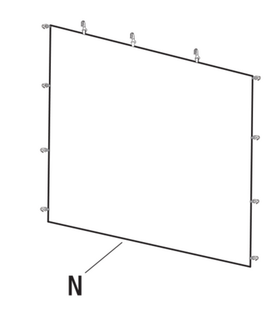 10x10 Replacement Parts for Commercial Canopy Model HPP100