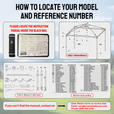 Repuesto para la Carpa CROWN SHADES RM100H