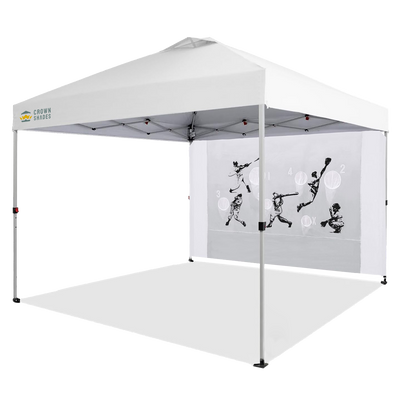 10x10 Pop Up Canopy with Game Netting