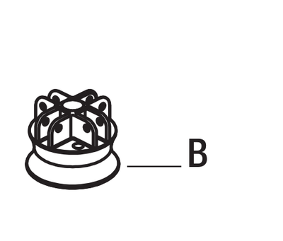 Repuesto Par para toldo instantáneo de 8 ft. x 8 ft. (NS CL64B)
