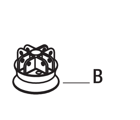Repuesto Par para toldo instantáneo de 8 ft. x 8 ft. (NS CL64B)
